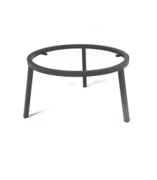 Чугунная решетка "СТЕЙК" Ø 450мм с подставкой