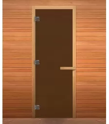 ДС Бронза Матовая 180х70 (8мм, 3 петли 716 GB) (ХВОЯ)