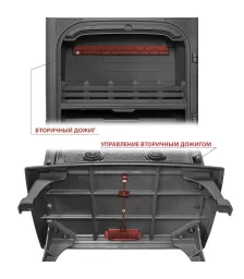Печь-камин Везувий HR-15P "Антрацит"