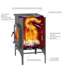 Печь отопительная Везувий В11 (224)