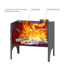 Печь отопительная Везувий "Мини-1"
