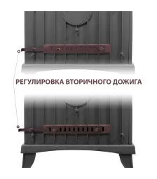 Печь-камин Везувий KZ-14PS "Антрацит"