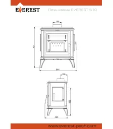 Печь-камин EVEREST S10