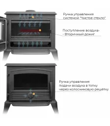 Печь-камин EVEREST F8