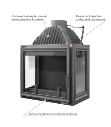 Каминная топка EVEREST A16 P