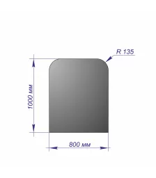 Лист напольный 1000*800*1,5 R135 медь
