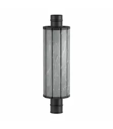 Экономайзер Черный (Black) д.115 (AISI 439, L-1м) "Талькохлорит" 700мм