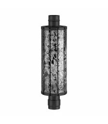 Экономайзер Черный (Black) д.120 (AISI 439, L-1м) "Пироксенит Элит" 700мм