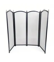 Экран каминный EVEREST FS201-B-B черный (61*96см)