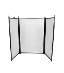Экран каминный EVEREST FS202-B-B черный (61*96см)