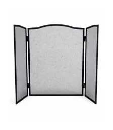 Экран каминный EVEREST FS3-B черный (61*96см)