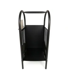 Дровница EVEREST H100-B-B черный (35*32*81см)