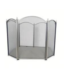 Экран каминный EVEREST FS202-B-C никель (53*85см)