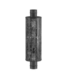 Экономайзер Черный (Black) д.120 (AISI 439, L-1м) "Пироксенит" 700мм