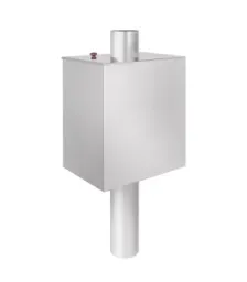 Бак на трубе 55л д.115 Прямоуг (439 0,8мм) 3/4" ММ