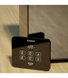 Электрокаменка EVEREST Черный Кристалл с парогенератором 9кВт (Black Crystal Steam S90)