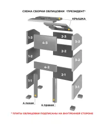 Печь для бани Президент "Легенда Ретро 224" Амфиболит, S-40