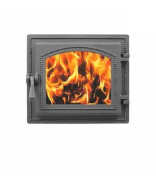 Дверка ВЕЗУВИЙ каминная 260 (Антрацит)