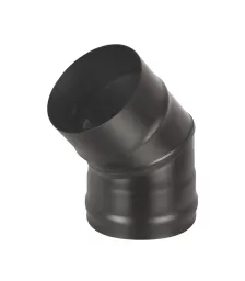 Колено Эмаль Черная (430 0,8мм) 45* 2S д.150