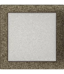 Решетка Черная/Золото (22*22) 22CZ