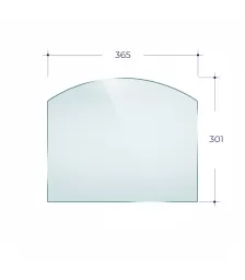 Стекло Везувий 217 (0,365*0,301) Арка