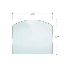 Стекло Везувий 205 (0,365*0,317) Арка