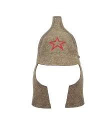 Шапка "БУДЕНОВКА " 7 деталей с вышивкой (арт.3019)