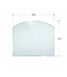 Стекло Везувий 240 (0,365*0,310) Арка