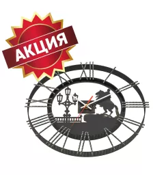 Часы кованые Везувий "Санкт-Петербург"