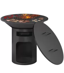 Чугунный "FANTASTIC GRILL" Везувий Ø 1000 "От Шефа"