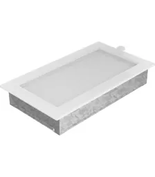 Решетка КРАТКИ (KRATKI) Белая с задвижкой (17*30) 30BX