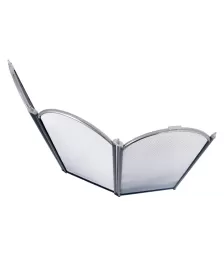 Экран каминный C03011АSК (3 секции, 60х95см, черный/серебро)