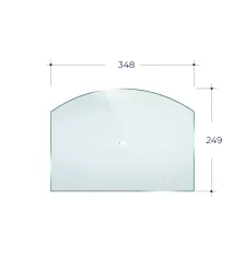 Стекло Везувий 224 (0,348*0,249) Арка под термометр