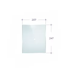 Стекло Везувий 270 (0,207*0,247) под термометр