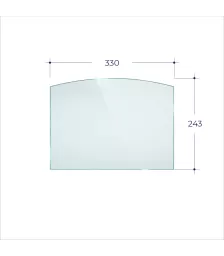 Стекло Везувий LV-12,12S (0,330*0,243) Арка
