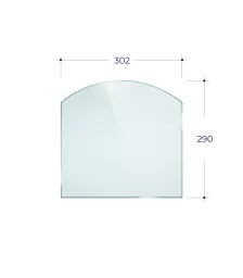 Стекло Везувий 290 Профи (0,290*0,302) Арка