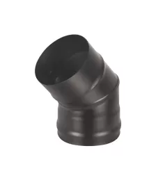 Колено Эмаль Черная (430 0,8мм) 45* 2S д.130