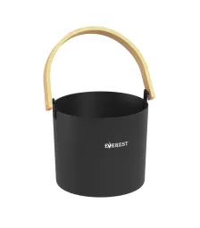 Ведро EVEREST (TG-44) 5л алюминий (черный)