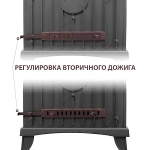Печь-камин Везувий KZ-14Р "Антрацит"