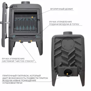 Печь-камин EVEREST M7