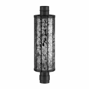 Экономайзер Черный (Black) д.120 (AISI 439, L-1м) "Пироксенит Элит" 700мм