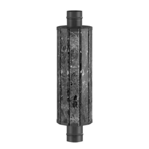 Экономайзер Черный (Black) д.120 (AISI 439, L-1м) "Пироксенит" 700мм