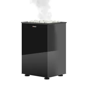 Электрокаменка EVEREST Черный Кристалл с парогенератором 18кВт (Black Crystal Steam S 45)