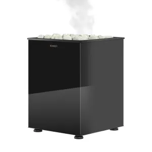 Электрокаменка EVEREST Черный Кристалл с парогенератором 18кВт (Black Crystal Steam S180)