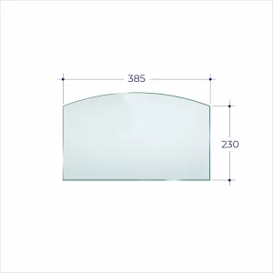 Стекло Везувий KZ-14 (0,385*0,230) Арка