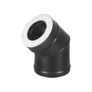 Сэндвич-колено KERABLACK (AISI 430) 45* 2S