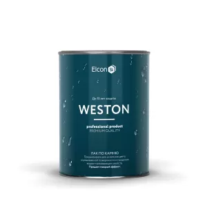 ЛАК по камню с "мокрым эффектом" Вестон Элкон (Weston Elcon) 0,9л
