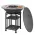 "FANTASTIC GRILL" Везувий Ø 1000 (чаша+подставка+плита+решетка чугунная"СТЕЙК" Ø 450мм+крышка)